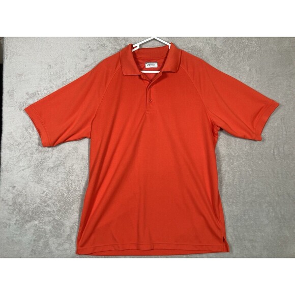 Gander Mountain Guide Series Red Vented Short Sleeved Polo Mens‎ Large - Picture 1 of 5